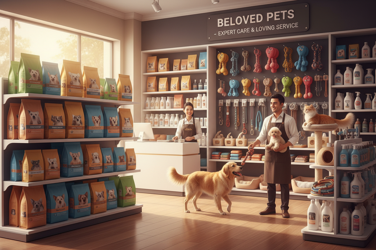 Everything for your beloved pets. Quality food, toys, accessories, grooming supplies. Expert advice, caring service. Keep your furry friends happy and healthy!