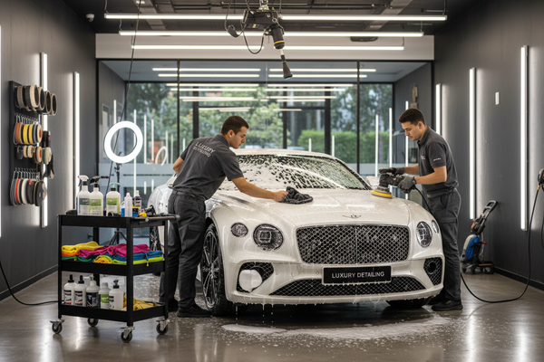 Car Washes & Detailing កន្លែងលាង និងដុសខាត់សម្អាតរថយន្ត