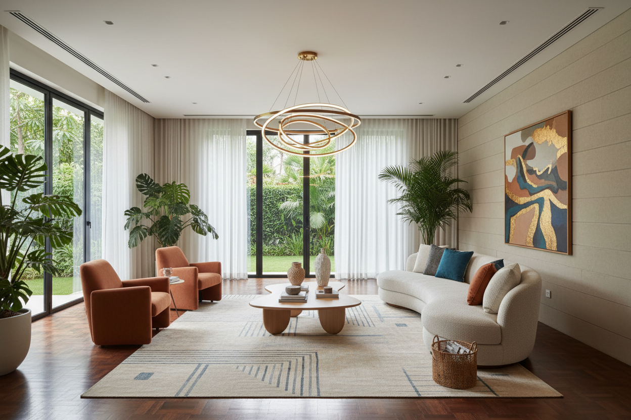 Transform your space with professional interior design services. Custom layouts, color schemes, furniture selection. Create beautiful, functional homes. Consult today!