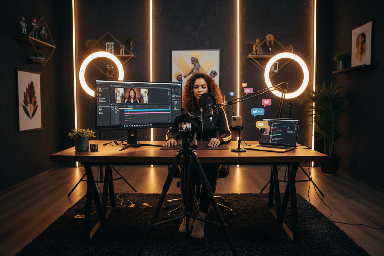 DARAHUB Vlogger Connect with your favorite vloggers! Discover engaging video content, personal stories, and expert insights on a wide range of topics. Dive into the world of vlogging now.