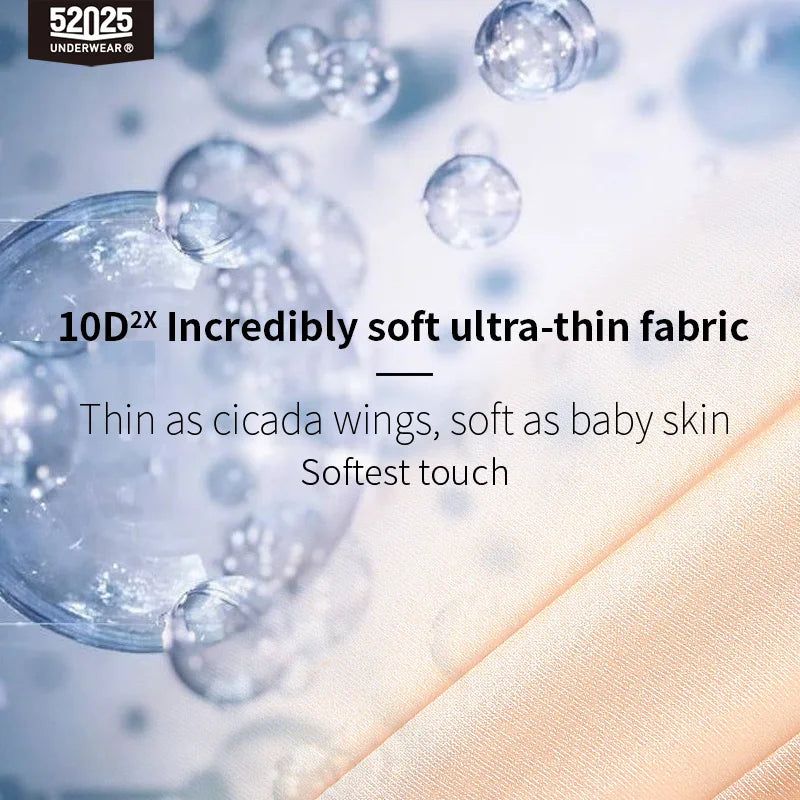 52025 Ultra-Thin Semi-Transparent Men’s Briefs – Feather-Light Sexy Mini-Briefs with 3D Pouch and Sensual Body-Hugging Fit