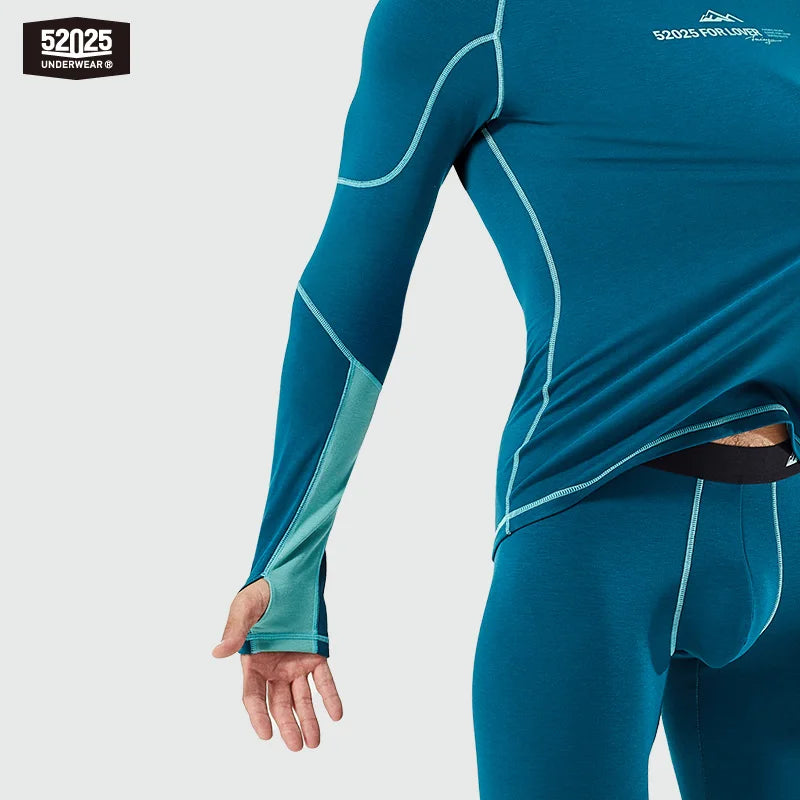 52025 Warm Outdoors Thermal Underwear for Men & Women – Thermal Set with Dralon Fiber, Soft Fleece, and Thumbhole Sleeves