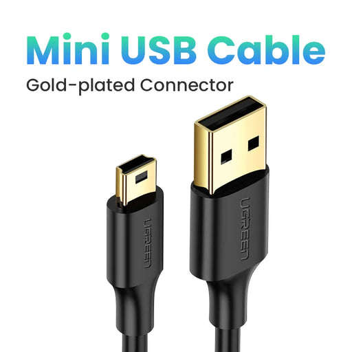 Ugreen Mini USB Cable Mini USB to USB Fast Data Charger Cable for MP3 MP4 Player Car DVR GPS Digital Camera HDD Mini USB PVC-Gold Plated CHINA