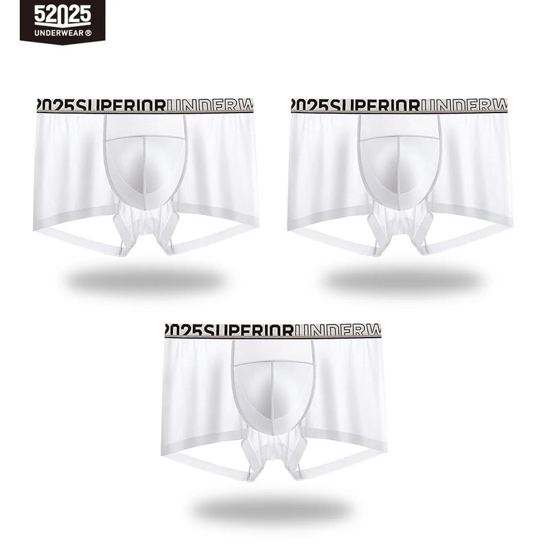 52025 Men's Cooling Boxers – Moon-Form Mesh Dual Pouch with Lightweight Comfort, Dynamic Stretch and Quick-Dry Performance