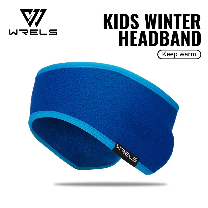 WRELS Kid Fleece Ear Warmers Muffs Headband Stretchy Earmuffs Winter Covers for Cold Weather Running Cycling Skiing Ear Warmer