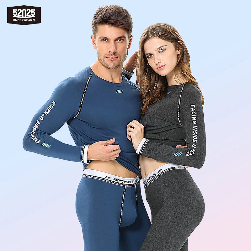 52025 Premium Cotton Modal Thermal Underwear – Ultra-Soft Lightweight Base Layer, Breathable Second-Skin Comfort and Modern Fit
