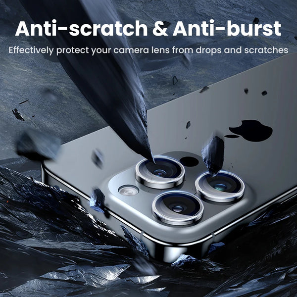 UGREEN Camera Lens Protector for iPhone 17 16 15 Pro Max Full Lens Glass for iPhone 15 Plus iPhone 17 Air 16 Protective Film