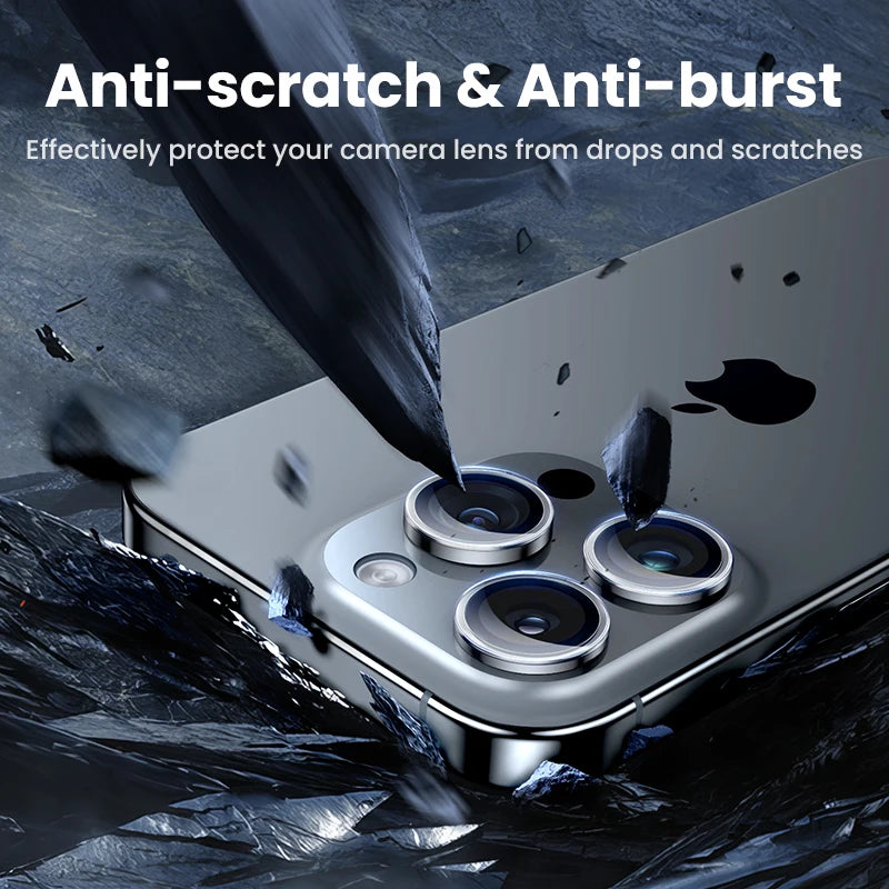 UGREEN Camera Lens Protector for iPhone 17 16 15 Pro Max Full Lens Glass for iPhone 15 Plus iPhone 17 Air 16 Protective Film