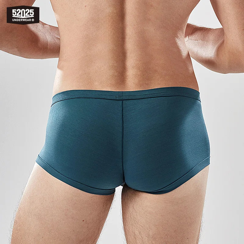 52025 Men's Large Pouch Modal Boxers – Silky-Soft Breathable Underwear with Enhanced Comfort, Support and Extra Space