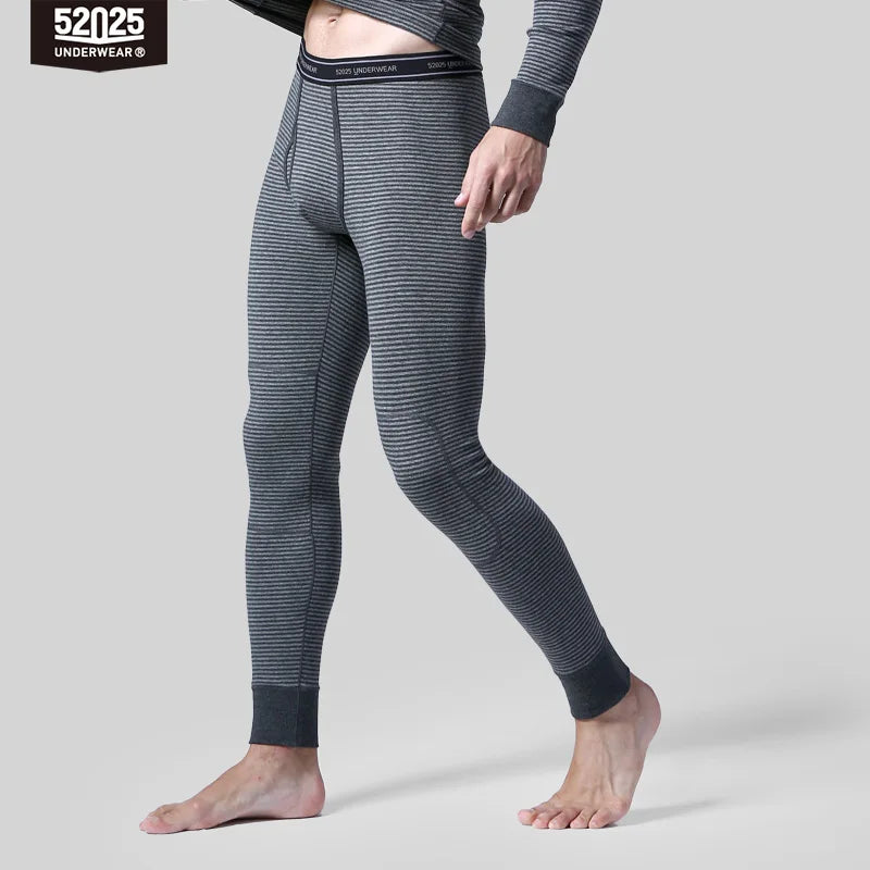 52025 Warm Thermal Leggings – Cotton Fleece-Lined Winter Men & Women Pants, Breathable & Soft. High-Quality for Ultimate Comfort