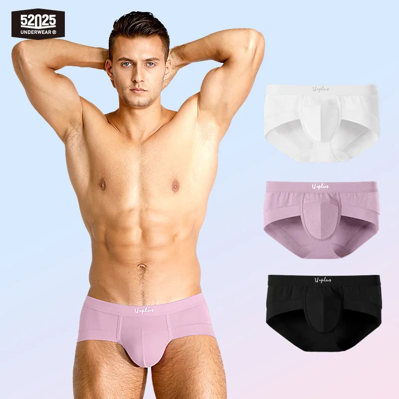 52025 Men's Modal Briefs – Silky-Soft Breathable Underwear, Cooling Comfort, Lightweight Feel and Exceptional Everyday Fit