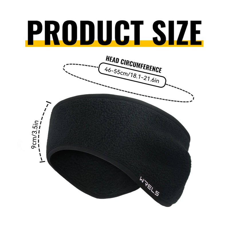 WRELS Kid Fleece Ear Warmers Muffs Headband Stretchy Earmuffs Winter Covers for Cold Weather Running Cycling Skiing Ear Warmer