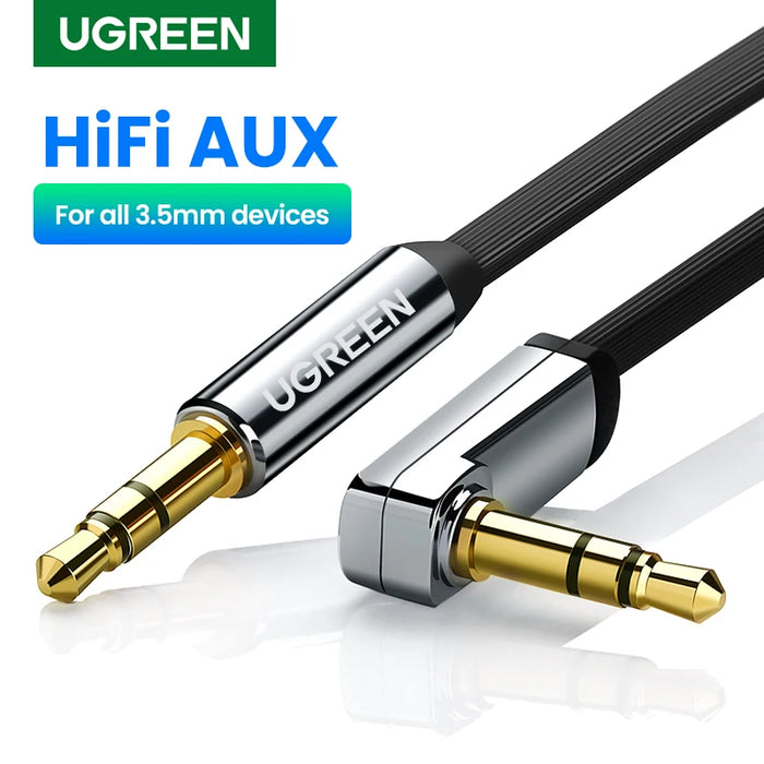 UGREEN Aux Cable Speaker Cable 3.5mm Audio Cable for Car Headphone Audio 3.5mm Jack Speaker for Samsung Xiaomi Cable Aux 3.5mm
