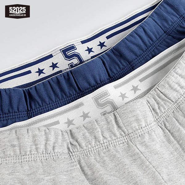 52025 Men's 100% Cotton Pajama Shorts (2-Pack) – Relaxed Fit Lounge Shorts with Side Pockets and Breathable All-Day Comfort