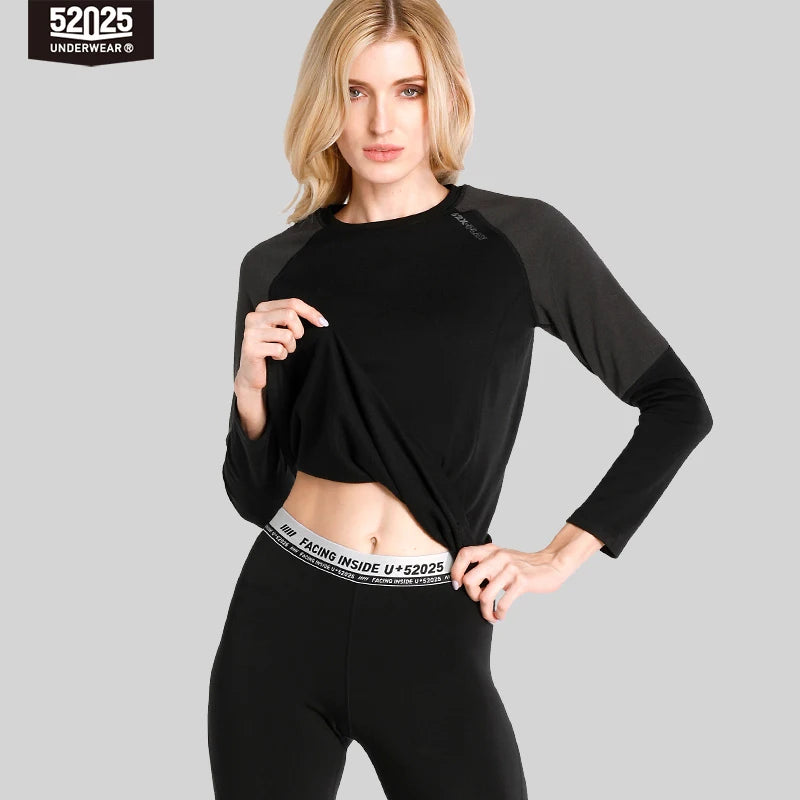 52025 Warm Fleece-Lined Thermal Underwear for Men & Women – Winter Essential. Soft and Cozy. Designed for Ultimate Warmth