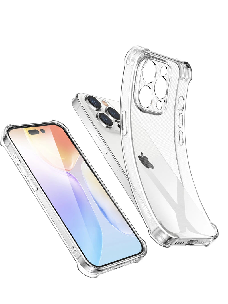 UGREEN Airbags Case for iPhone 15 14 13 Pro Max Shockproof Clear Case for iPhone 15pro Lens Protection Cover TPU Phone Case