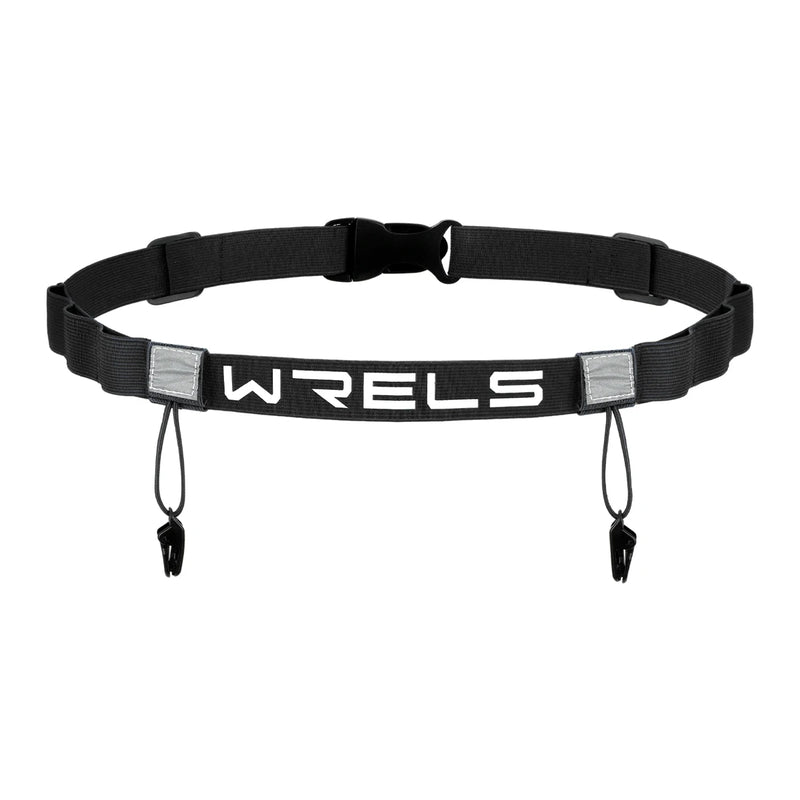 WRELS Running Bib Holder Race Belt Runner Bib Strap Race Number Belt for Triathlon Marathon Runing Cycling Adjustable Waist Belt