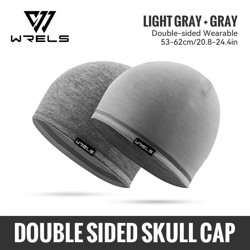 WRELS Skull Cap Fleece Beanie Winter Windproof Breathable Polar Beanie Cap Thick Unisex for Outdoor Exercising Cycling Cap