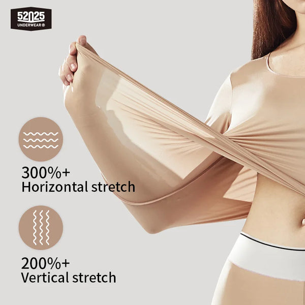 52025 Women's High-Stretch Base Layer – Ultra-Lightweight Comfort, 4-Way Flex and Body-Hugging Second-Skin Feel