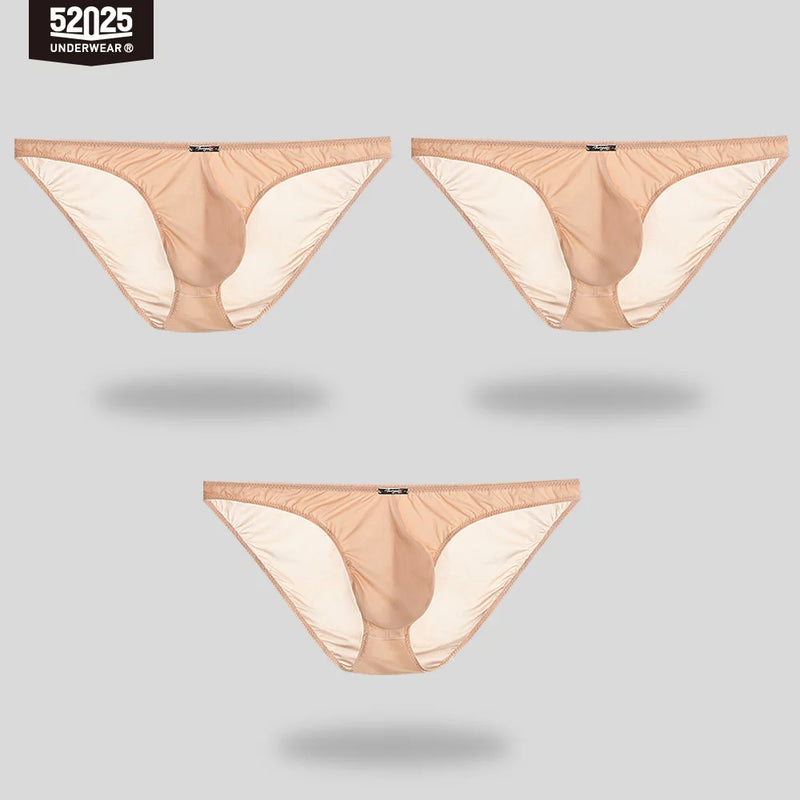52025 Ultra-Thin Semi-Transparent Men’s Briefs – Feather-Light Sexy Mini-Briefs with 3D Pouch and Sensual Body-Hugging Fit