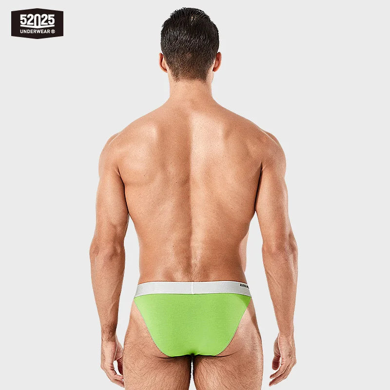 52025 Men’s Bikini Briefs – Sexy High-Cut Mini Briefs in Cotton Modal, Breathable and Sporty Men’s Underwear, Stylish Slips