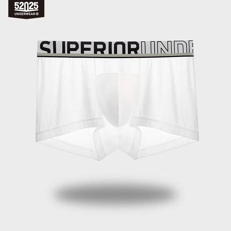52025 Men's Air-Mesh Boxers – U-Pouch Support, Advanced Airflow Ventilation, Quick-Dry Cooling Comfort and Dynamic Stretch