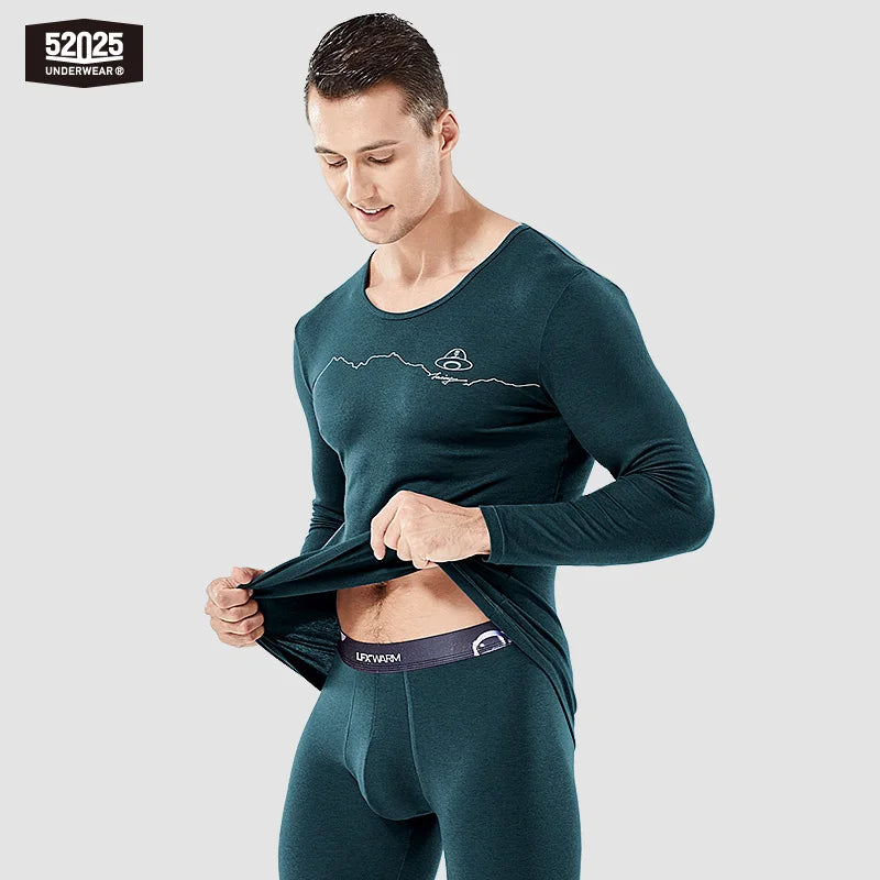 52025 Thermal Underwear with Merino Wool – Light, Soft, and Comfortable Long Johns. Ideal Base Layer for Spring and Autumn