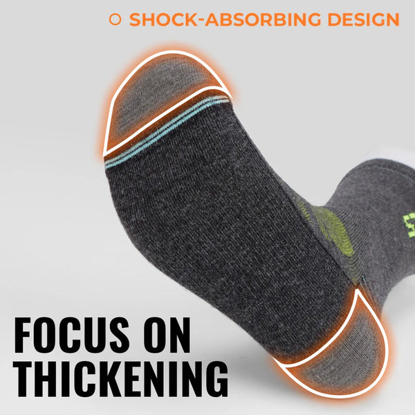 WRELS 1/2/3 Merino Wool Socks Thermal Warm Crew Winter Boot Sock Moisture Wicking Breathable Performance Thick Wool Hiking Socks