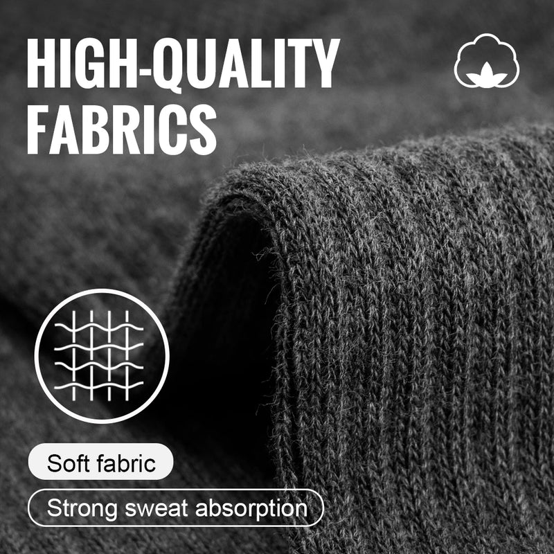 WRELS Toe Socks Cotton Athletic Running Five Finger Socks Long Tube Outdoor Five Toe Socks Shock for Trail Running Warking Ride