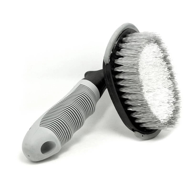 SEAMETAL Car Wheel Brush Tire Cleaning Brushes Tools Car Rim Scrubber Cleaner Duster Motorcycle Truck Wheels Car Detailing Brush