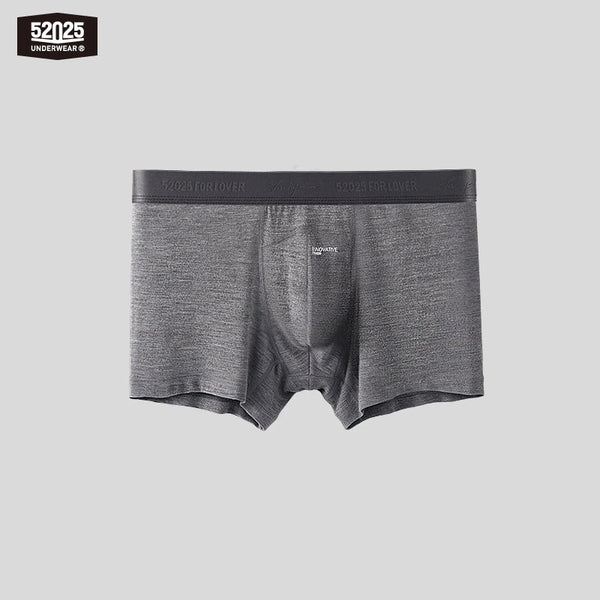 52025 Men's Premium 100% Australian Merino Wool Boxers – Superfine 16 Micron Wool, Breathable Comfort & Temperature Regulation