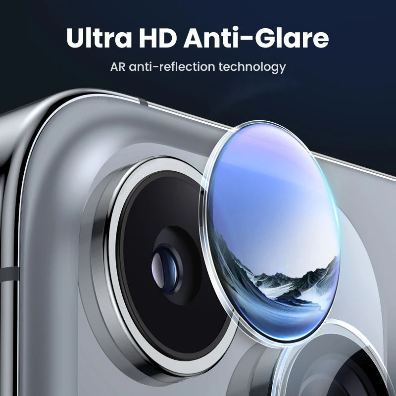 UGREEN Camera Lens Protector for iPhone 17 16 15 Pro Max Full Lens Glass for iPhone 15 Plus iPhone 17 Air 16 Protective Film
