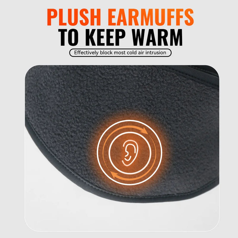 WRELS Kid Fleece Ear Warmers Muffs Headband Stretchy Earmuffs Winter Covers for Cold Weather Running Cycling Skiing Ear Warmer