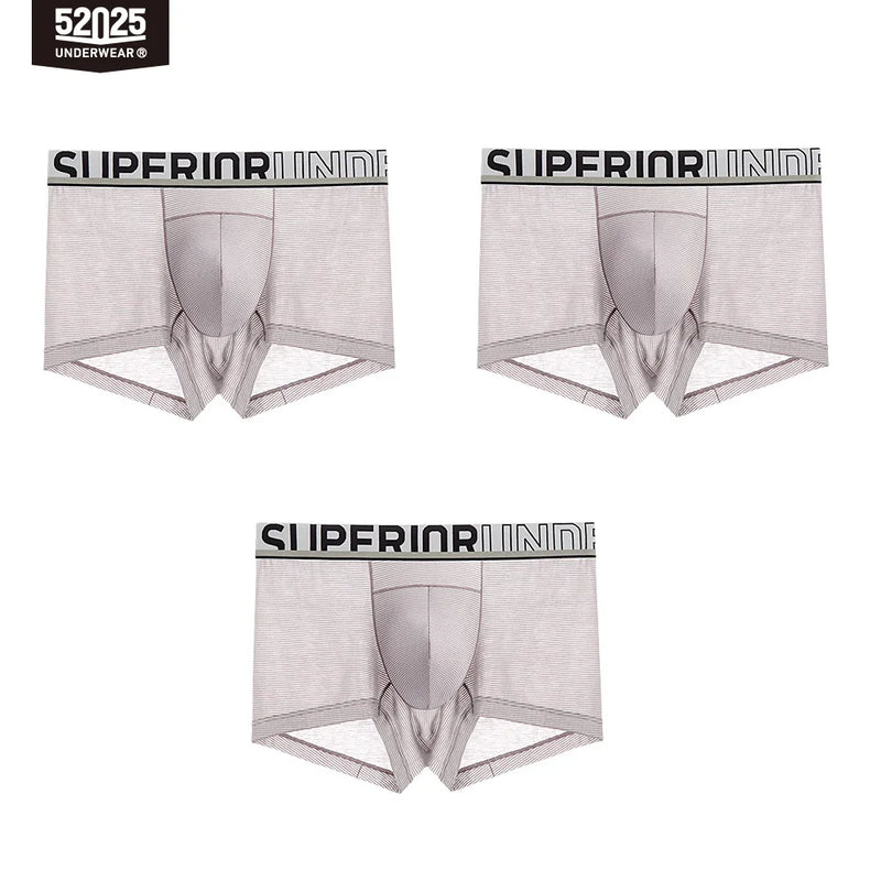 52025 Men's Air-Mesh Boxers – U-Pouch Support, Advanced Airflow Ventilation, Quick-Dry Cooling Comfort and Dynamic Stretch