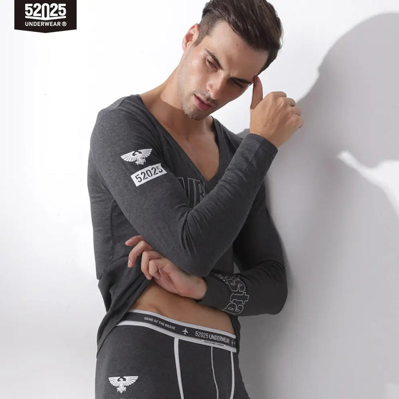 52025 Men's Cotton Modal Sleepwear Top – Ultra-Soft Breathable T-Shirt with Lightweight Comfort, Relaxed Feel and Modern Fit