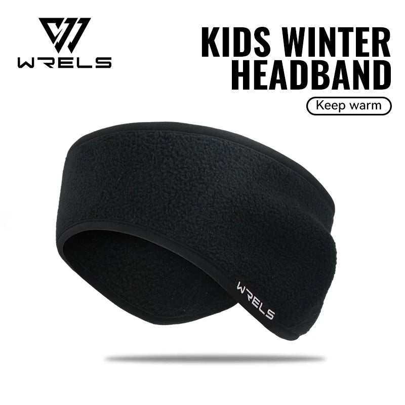 WRELS Kid Fleece Ear Warmers Muffs Headband Stretchy Earmuffs Winter Covers for Cold Weather Running Cycling Skiing Ear Warmer
