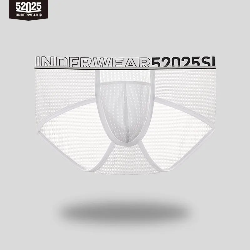 52025 Men's Cooling Mesh Premium Briefs – U+ Anatomical Pouch, Lightweight Airflow and Ultra-Breathable Comfort