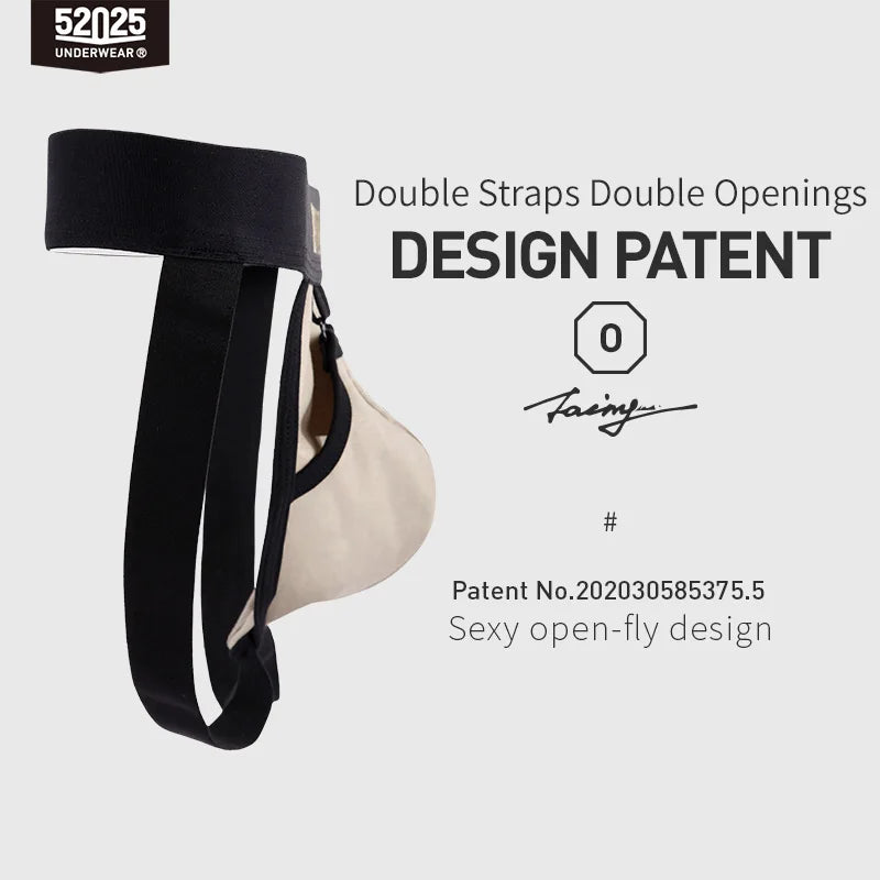 52025 Men’s Luxury Jockstraps – Premium Modal, Patented Open-Fly Design, Comfortable and Eco-Friendly Sexy Men’s Jockstraps