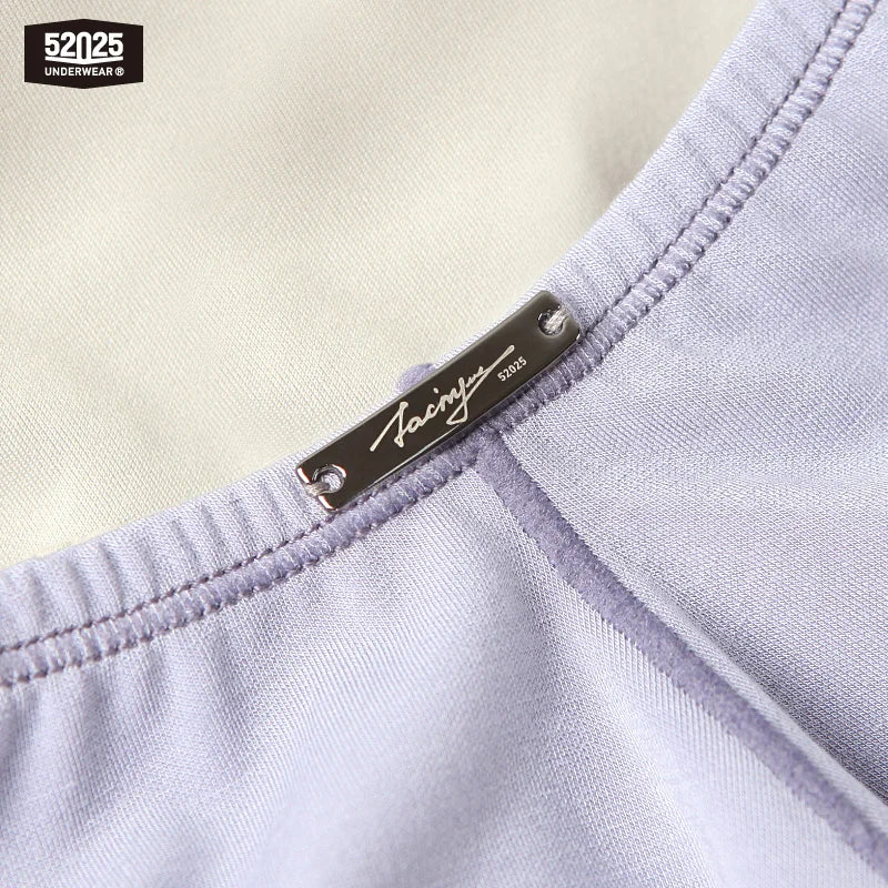 52025 Men's Contrast Color High-Cut Briefs – Soft Quick-Dry Modal Blend, Contoured Pouch and Confident Modern Style