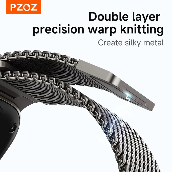 PZOZ For apple watch series 11 10 straps iwatch ultra 3 2 watch strap bands 49mm ultra