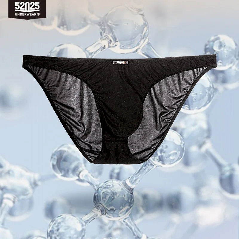 52025 Ultra-Thin Semi-Transparent Men’s Briefs – Feather-Light Sexy Mini-Briefs with 3D Pouch and Sensual Body-Hugging Fit