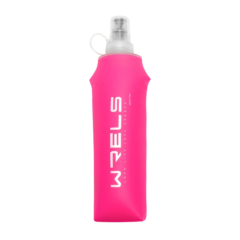 WRELS TPU Folding Water Bottle Climbing Soft Flask Sport Water Bag Collapsible Silicone Water Bottle BPA Free Outdoor Sports