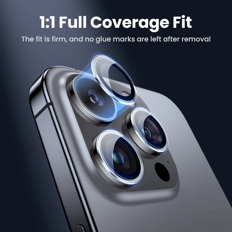 UGREEN Camera Lens Protector for iPhone 17 16 15 Pro Max Full Lens Glass for iPhone 15 Plus iPhone 17 Air 16 Protective Film
