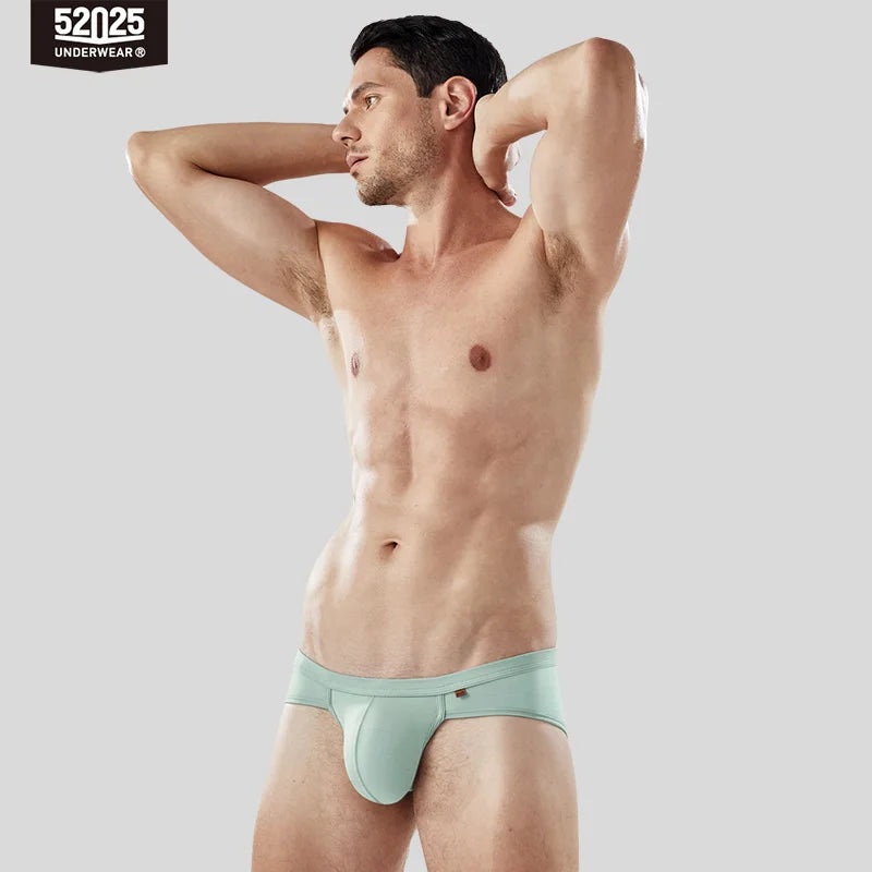 52025 Men's Large Pouch Modal Briefs – Premium Modal and Innovative 3D Support Pouch for Natural Fit and Second-Skin Comfort