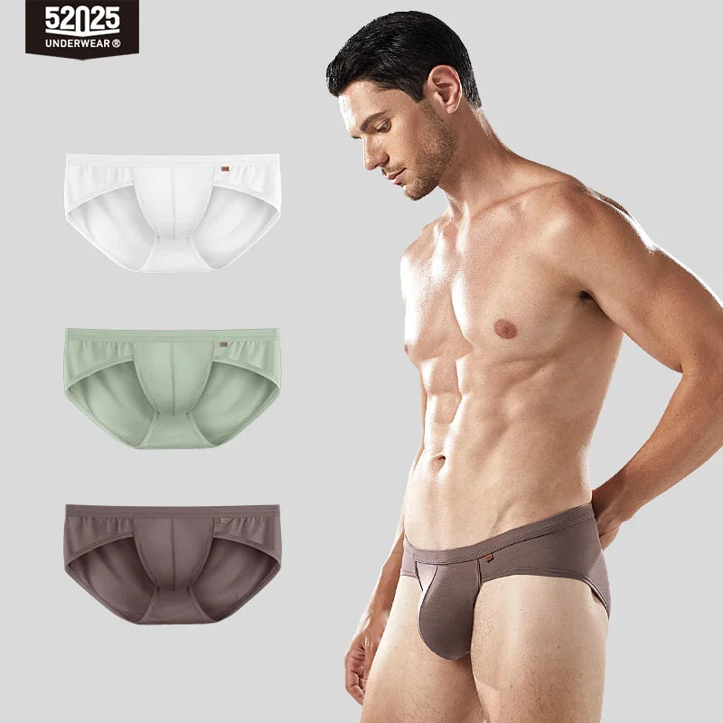 52025 Men's Large Pouch Modal Briefs – Premium Modal and Innovative 3D Support Pouch for Natural Fit and Second-Skin Comfort