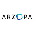 Logo of Arzopa with a blue and gray design.