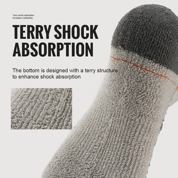 WRELS 1/2/3 Pairs Merino Wool Socks Thermal Warm Winter Thick Cushion Moisture Wicking Wool Hiking Socks Sports Socks