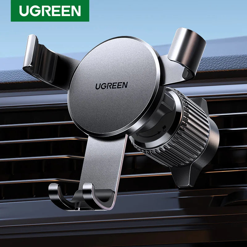 【New-in Sale】UGREEN Car Phone Holder Gravity Phone Stand For Xiaomi Samsung iPhone 16 15 14 Pro Max Air Vent Car  Holder Stand