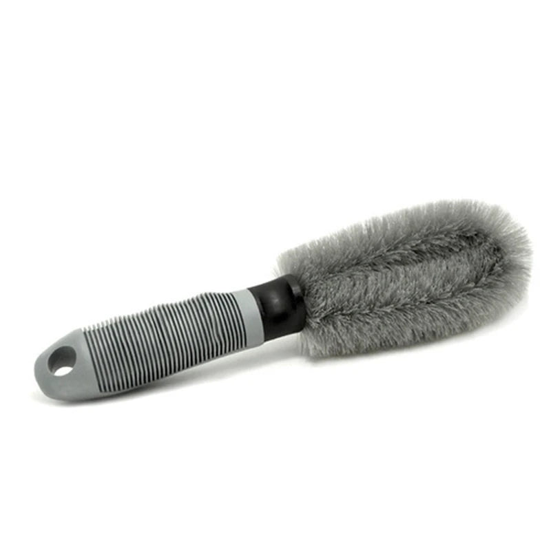 SEAMETAL Car Wheel Brush Tire Cleaning Brushes Tools Car Rim Scrubber Cleaner Duster Motorcycle Truck Wheels Car Detailing Brush