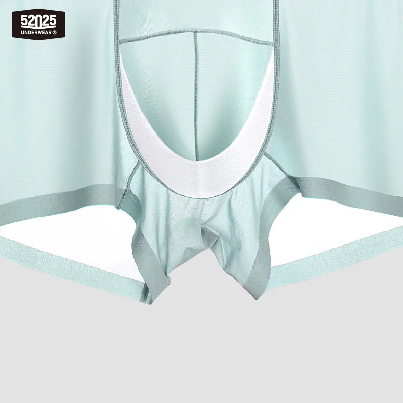 52025 Men's Cooling Boxers – Moon-Form Mesh Dual Pouch with Lightweight Comfort, Dynamic Stretch and Quick-Dry Performance